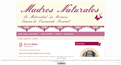 Desktop Screenshot of madresnaturales.com