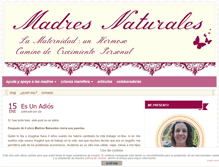 Tablet Screenshot of madresnaturales.com